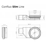 Трап душевой Pestan Confluo Slim Line+ Трап душевой Pestan Confluo Slim Line+